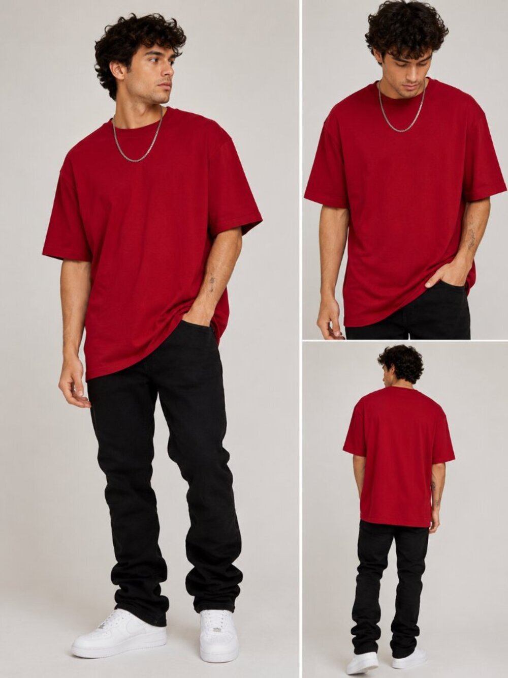 EPTM Red Oversized Streetwear Essential Tee Size XL
